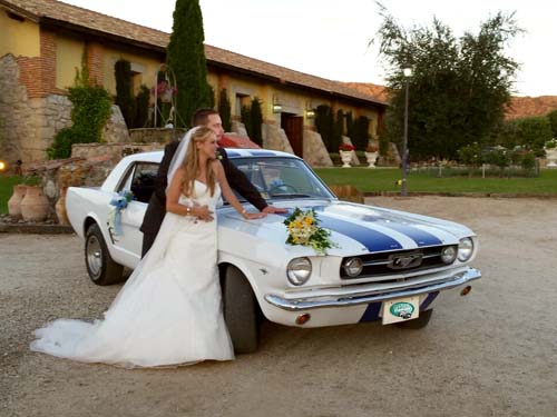 Ford Mustang para alquilar en bodas de Madrid